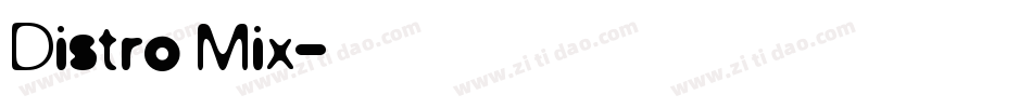 Distro Mix字体转换